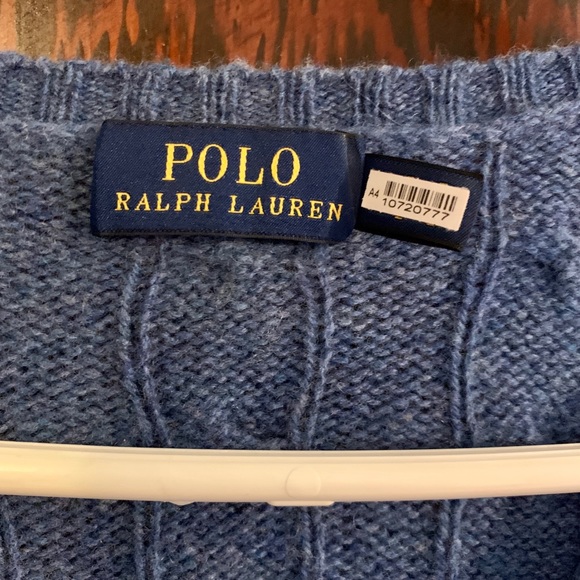 Polo by Ralph Lauren Women’s V-neck Sweater - Picture 3 of 4